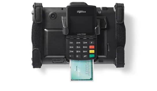 Processore di carte di credito compatto serie Tablet 700