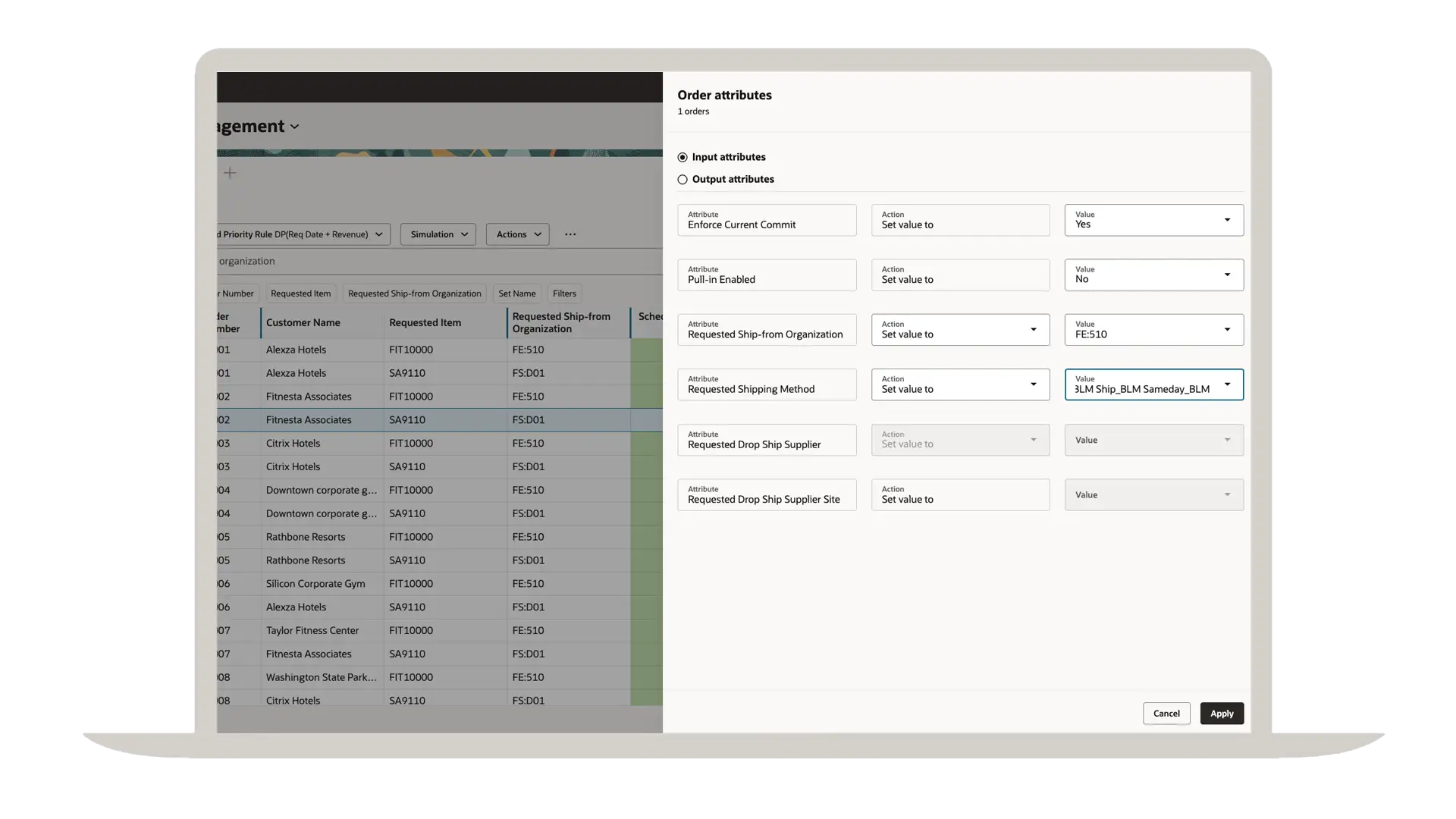 Prioritize demands based on extensible business rules