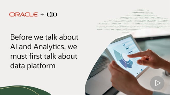 Before we talk about AI and analytics, we must first talk about data platform