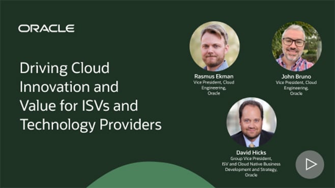Driving Cloud Innovation and Value for ISVs and Technology Providers