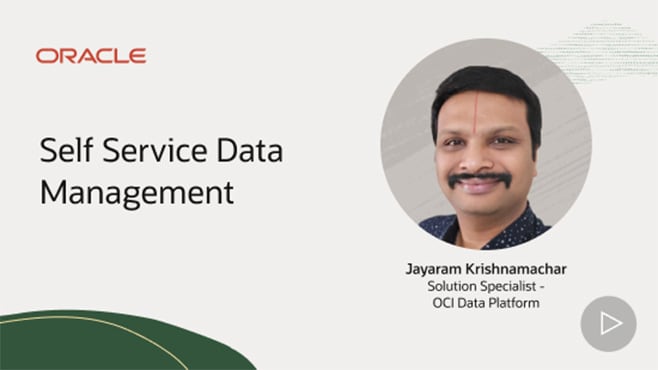 Self Service Data Management